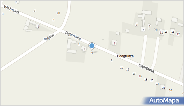 Cynków, Dąbrówka, 6, mapa Cynków
