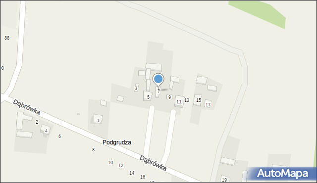 Cynków, Dąbrówka, 7, mapa Cynków