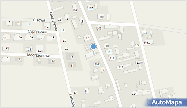 Dąbcze, Dąbcze, 10, mapa Dąbcze