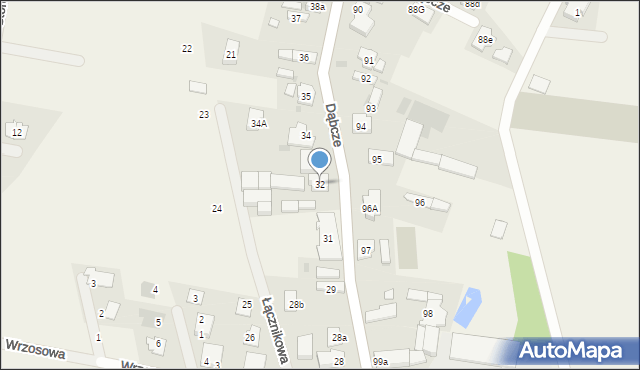 Dąbcze, Dąbcze, 32, mapa Dąbcze