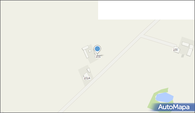 Dąbek, Dąbek, 101, mapa Dąbek