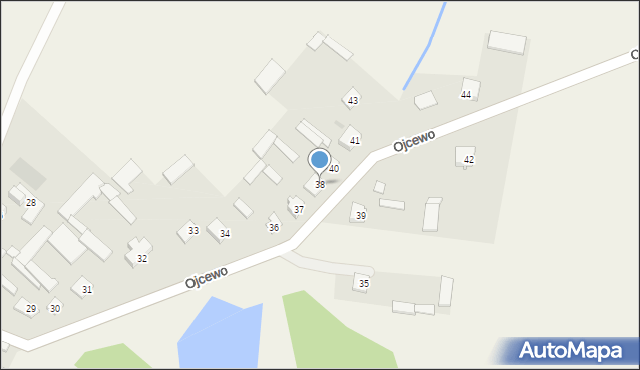 Dąbek, Dąbek, 38, mapa Dąbek