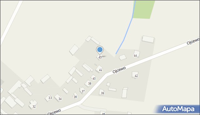 Dąbek, Dąbek, 43, mapa Dąbek