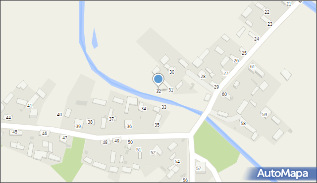 Dąbek, Dąbek, 32, mapa Dąbek