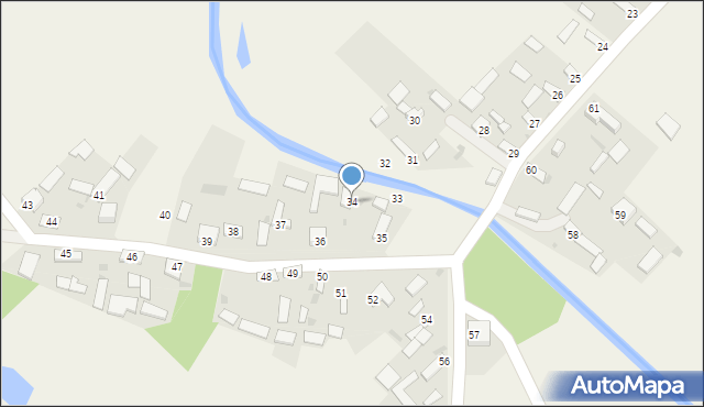 Dąbek, Dąbek, 34, mapa Dąbek