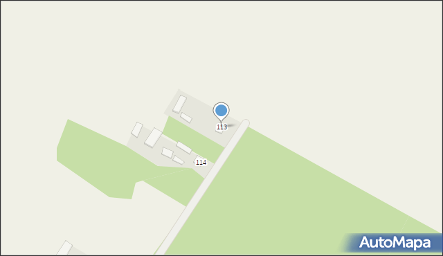 Dąbie, Dąbie, 113, mapa Dąbie