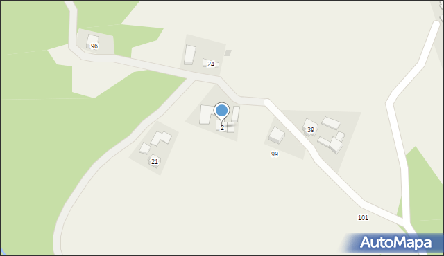 Dąbie, Dąbie, 2, mapa Dąbie