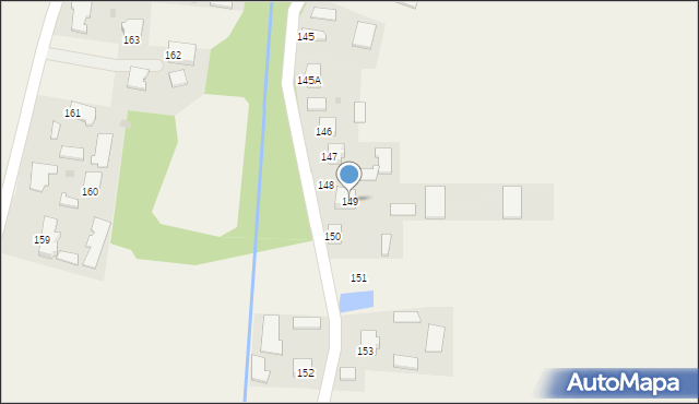 Dąbie, Dąbie, 149, mapa Dąbie
