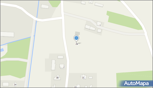 Dąbie, Dąbie, 2a, mapa Dąbie