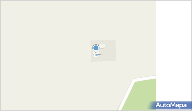 Dąbie, Dąbie, 10, mapa Dąbie