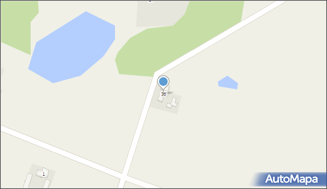 Dąbie Kujawskie, Dąbie Kujawskie, 36, mapa Dąbie Kujawskie