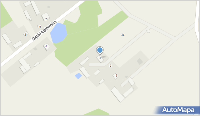 Dąbki-Łętownica, Dąbki-Łętownica, 3, mapa Dąbki-Łętownica