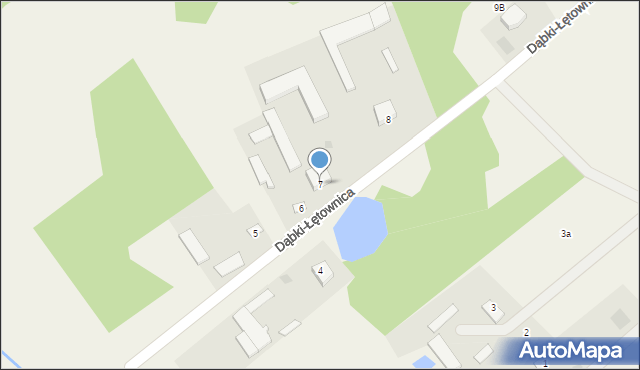 Dąbki-Łętownica, Dąbki-Łętownica, 7, mapa Dąbki-Łętownica