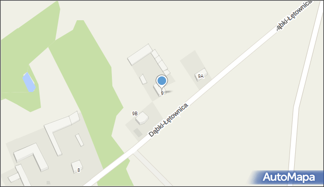 Dąbki-Łętownica, Dąbki-Łętownica, 9, mapa Dąbki-Łętownica