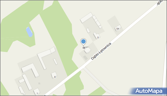 Dąbki-Łętownica, Dąbki-Łętownica, 9B, mapa Dąbki-Łętownica