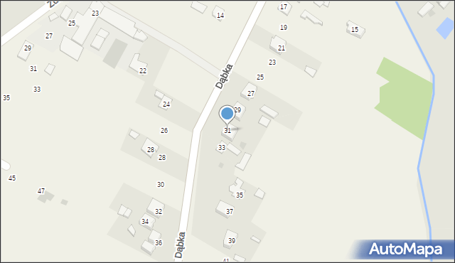 Dąbków, Dąbka Stanisława, gen., 31, mapa Dąbków