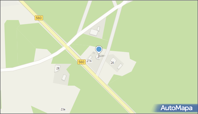 Dąbkowa Parowa, Dąbkowa Parowa, 27, mapa Dąbkowa Parowa