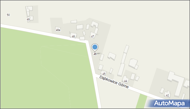 Dąbkowice Górne, Dąbkowice Górne, 46, mapa Dąbkowice Górne