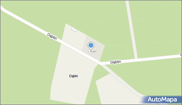 Dąblin, Dąblin, 7, mapa Dąblin