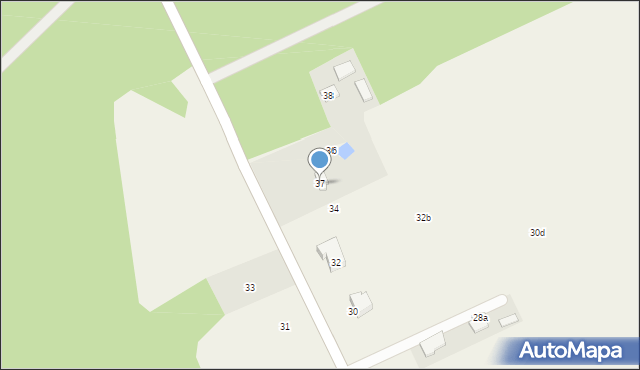 Dąbrowa, Dąbrowa, 37, mapa Dąbrowa