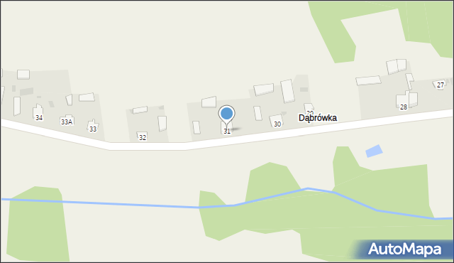 Dąbrowa, Dąbrowa, 31, mapa Dąbrowa