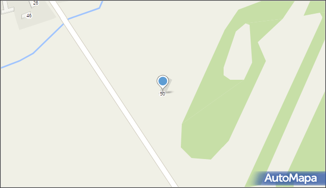 Dąbrowa, Dąbrowa, 50, mapa Dąbrowa