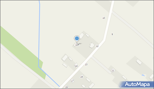 Dąbrowa, Dąbrowa, 12A, mapa Dąbrowa