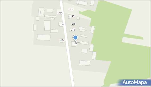Dąbrowa, Dąbrowa, 149, mapa Dąbrowa