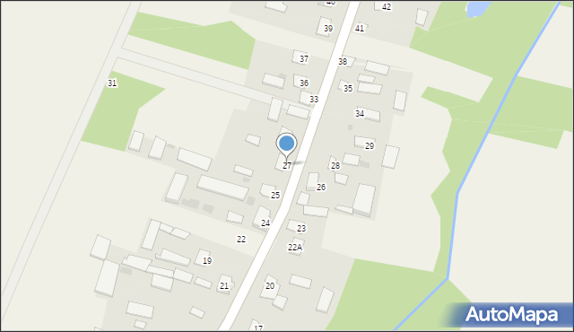 Dąbrowa, Dąbrowa, 27, mapa Dąbrowa