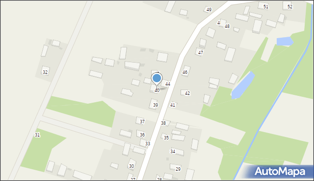 Dąbrowa, Dąbrowa, 40, mapa Dąbrowa