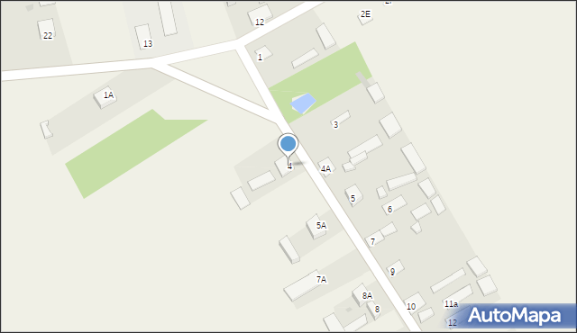 Dąbrowa, Dąbrowa, 4, mapa Dąbrowa