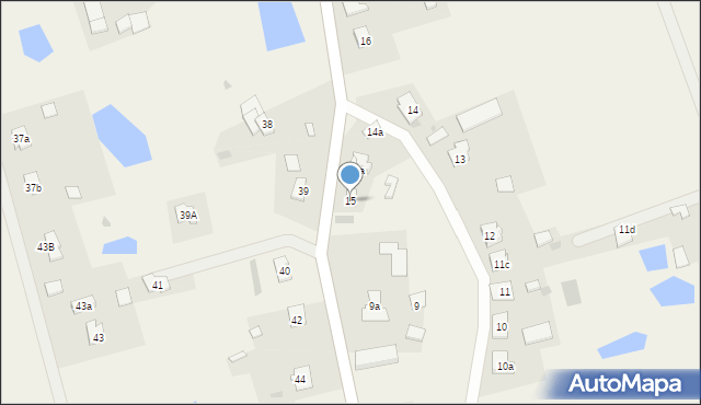 Dąbrowa, Dąbrowa, 15, mapa Dąbrowa