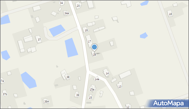 Dąbrowa, Dąbrowa, 16, mapa Dąbrowa