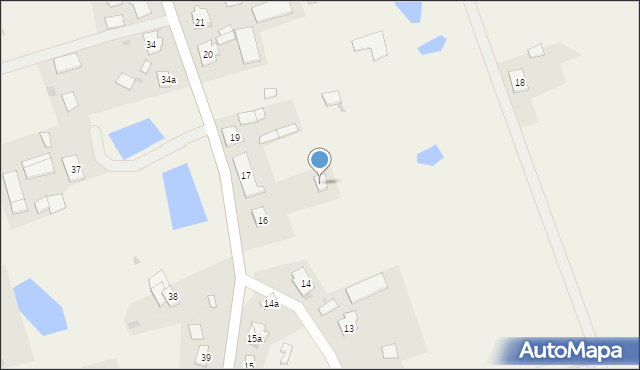 Dąbrowa, Dąbrowa, 17a, mapa Dąbrowa