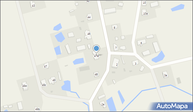 Dąbrowa, Dąbrowa, 47a, mapa Dąbrowa