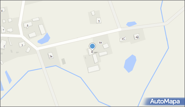 Dąbrowa, Dąbrowa, 4B, mapa Dąbrowa