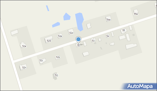 Dąbrowa, Dąbrowa, 52, mapa Dąbrowa