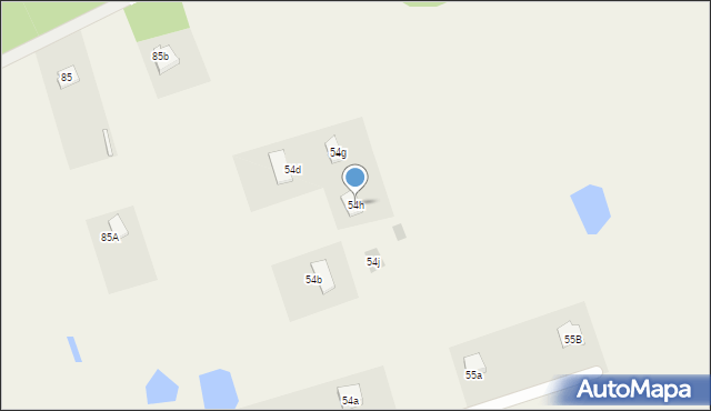 Dąbrowa, Dąbrowa, 54h, mapa Dąbrowa