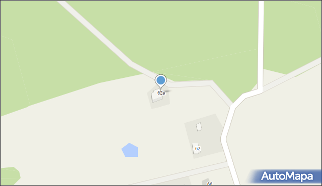 Dąbrowa, Dąbrowa, 62a, mapa Dąbrowa