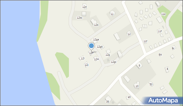 Dąbrowa, Dąbrowa, 12F, mapa Dąbrowa