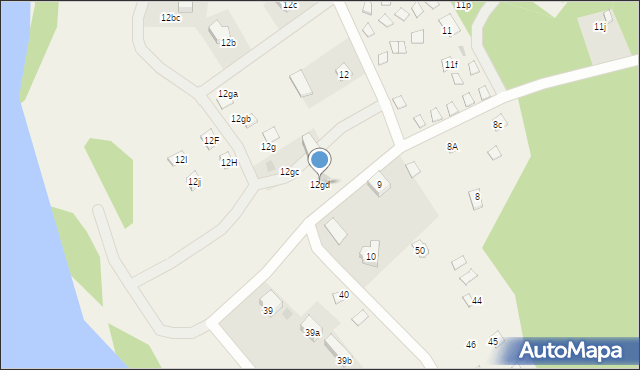 Dąbrowa, Dąbrowa, 12gd, mapa Dąbrowa