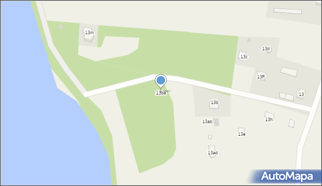 Dąbrowa, Dąbrowa, 13ba, mapa Dąbrowa