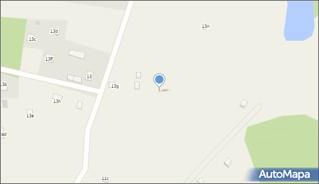 Dąbrowa, Dąbrowa, 13p, mapa Dąbrowa