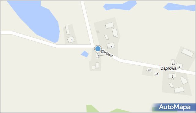 Dąbrowa, Dąbrowa, 2, mapa Dąbrowa