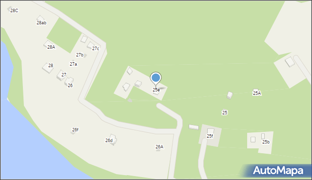 Dąbrowa, Dąbrowa, 25e, mapa Dąbrowa