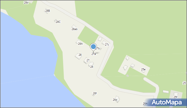 Dąbrowa, Dąbrowa, 27a, mapa Dąbrowa