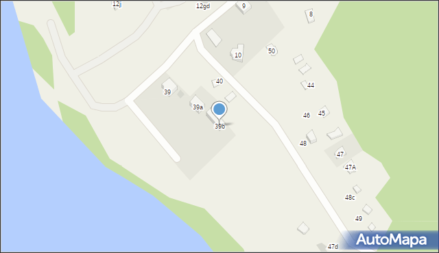 Dąbrowa, Dąbrowa, 39b, mapa Dąbrowa