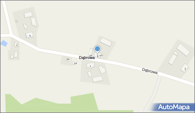 Dąbrowa, Dąbrowa, 4, mapa Dąbrowa