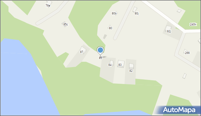 Dąbrowa, Dąbrowa, 85, mapa Dąbrowa