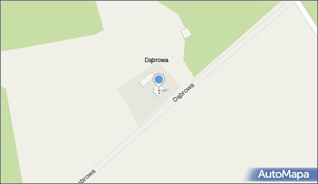 Dąbrowa, Dąbrowa, 2, mapa Dąbrowa